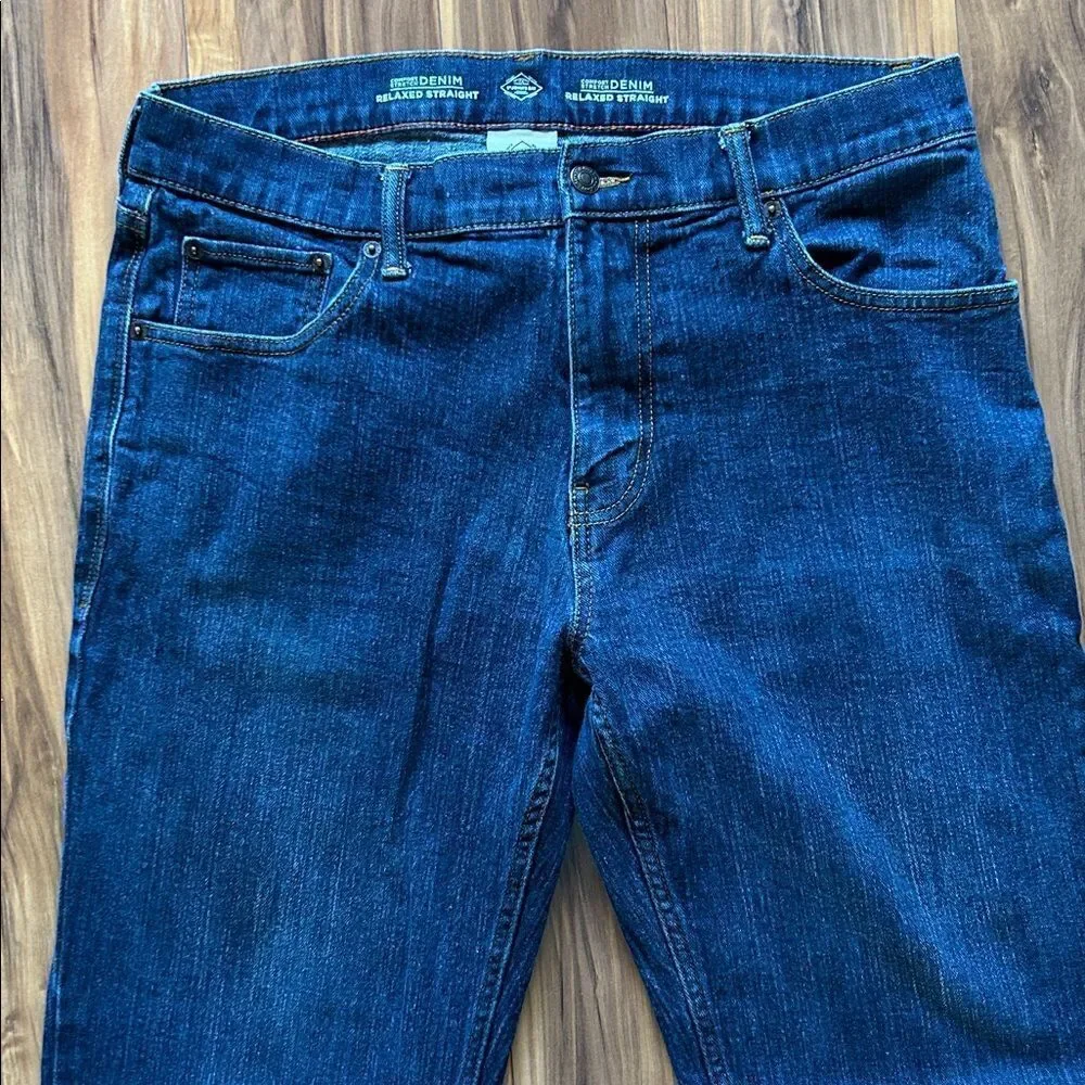 St. John's Bay Mens Relaxed Straight Fit Jeans - Classic Blue